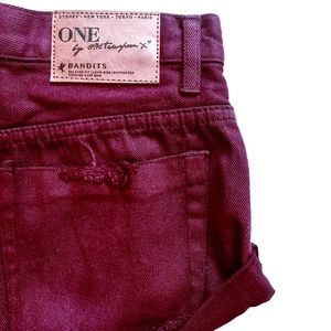 LIKE NEW // one teaspon bandit shorts // sz 27
